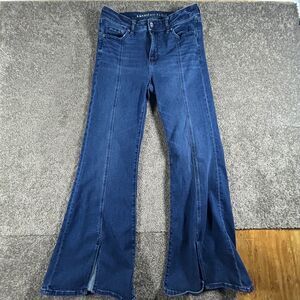 AE American Eagle Festival Flare Next Level Stretch Women’s Jeans Size 10